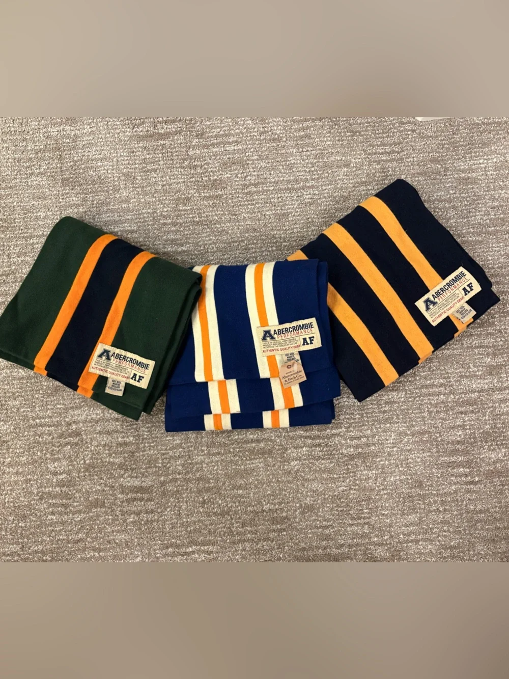 Abercrombie & Fitch Vintage Wool Heritage Collection Scarf 3 Available NWT/NWOT